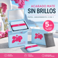 🩷Compra 1 y llévate 1 gratis✨Papel Absorbente de Grasa con Borla Aplicadora🎉