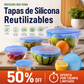 🎁🔥¡Último día de oferta! 50% DE DESCUENTO🔥 Tapas de Silicona Adpartner para Almacenamiento de Alimentos (Pack de 6)