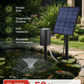 Aireador solar para estanques con bomba de aire